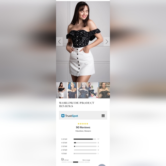 Black Astrology Print Sleeved Corset Top from Corset Study, UK size 18 (US 14) - Picture 10 of 12